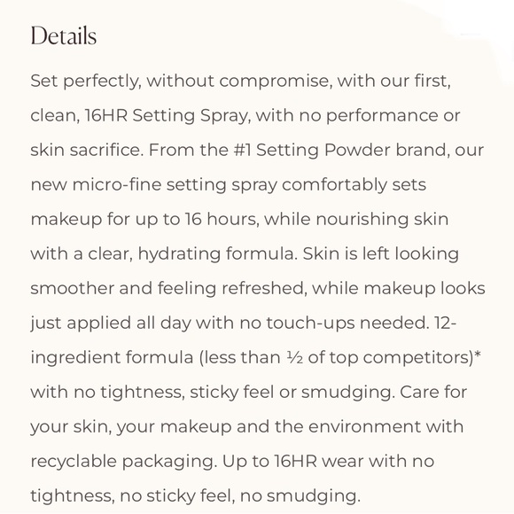 Laura Mercier Translucent Pure Setting Spray - Picture 14 of 15